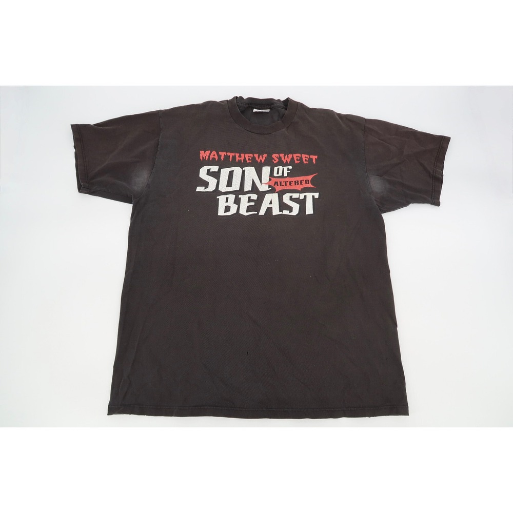 1994 Vintage Matthew Sweet Son‎ of Altered Beast T shirt Tee Black XL Rock 90's